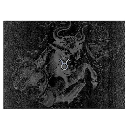 Chrome wie Taurus-Zeichen auf Hevelius Schneidebrett (Vorderseite)