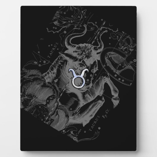 Chrome wie Taurus Zodiac auf Hevelius Black Fotoplatte (Vorderseite)