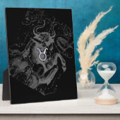 Chrome wie Taurus Zodiac auf Hevelius Black Fotoplatte (Seite)