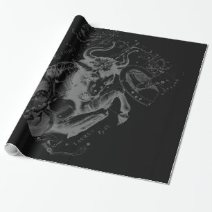 Chrome wie Taurus Zodiac auf Hevelius Black Geschenkpapier
