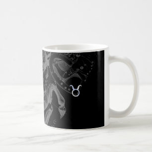Chrome wie Taurus Zodiac Sign auf Hevelius Dekor Kaffeetasse