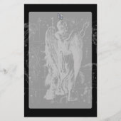 Chrome wie Virgo Zodiac Sign auf Hevelius in Schwa Briefpapier (Vorderseite)