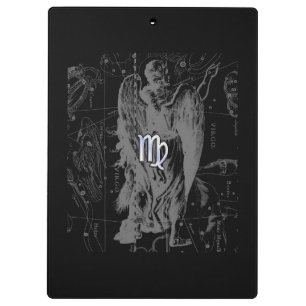 Chrome wie Virgo Zodiac Sign auf Hevelius in Schwa Klemmbrett