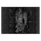 Chrome wie Virgo Zodiac Sign auf Hevelius in Schwa Schneidebrett (Vorderseite)