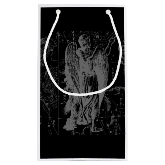 Chrome wie Virgo Zodiac Sign auf Hevelius Kleine Geschenktüte (Rückseite)
