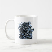 Chrome Wolf Bust Kaffeetasse (Links)