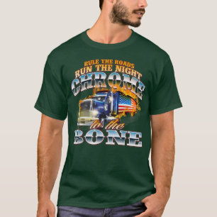 Chrome zum BoneSemi LKW-LKW T-Shirt