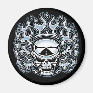 Chromeboy gekreuzte Knochen Magnet