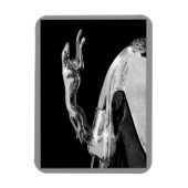"Chromed Grace" - Greyhound Magnet (Vertikal)