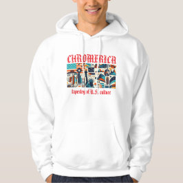 Chromerica - Band der US-Kultur Grafik Hoodie