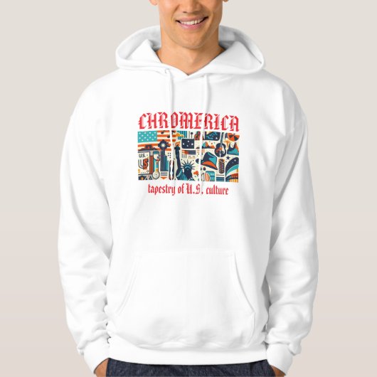 Chromerica - Band der US-Kultur Grafik Hoodie (Vorderseite)