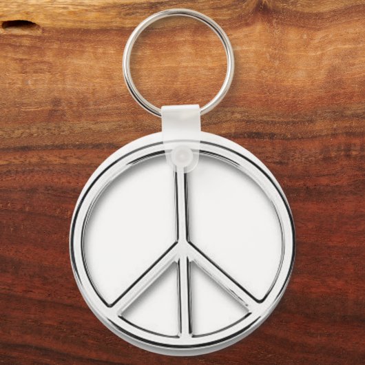 Chromfriedzeichen-Schlüsselanhänger Schlüsselanhänger (Vorderseite)