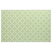 Chromgrün-weiß-griechische Grundmuster Stoff (Fat Quarter (45,7 x 55,9 cm))