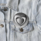 Chromherzen Button (Beispiel)