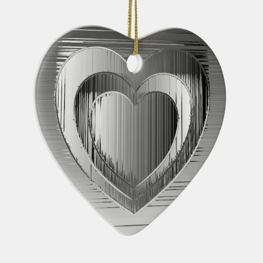 Chromherzen Keramikornament (Rechts)
