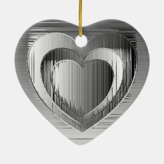 Chromherzen Keramikornament (Hinten)