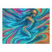 "Chromisca" - Fluid Enchantress Portrait Fotodruck (Vorne)
