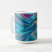 "Chromisca" - Fluid Enchantress Portrait Kaffeetasse (Vorderseite Links)
