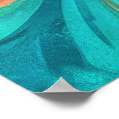 "Chromisca" - Fluid Enchantress Portrait Poster (Ecke)