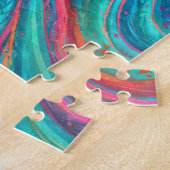 "Chromisca" - Fluid Enchantress Portrait Puzzle (Seite)