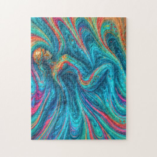 "Chromisca" - Fluid Enchantress Portrait Puzzle (Vertikal)