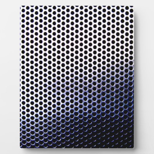 Chromnetz Fotoplatte (Vorderseite)