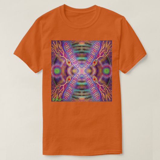 Chromosom und Neuronen T-Shirt (Design vorne)