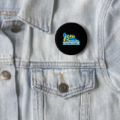 Chromosom World Down Syndrome Awareness Day Button (Beispiel)
