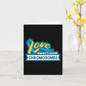 Chromosom World Down Syndrome Awareness Day Karte (Gelbe Blume)