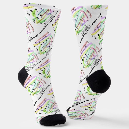 Chromosomale Translokationen Karyogramm Socken (Gewinkelt)