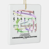 Chromosomale Versetzungen (Karyogram) Silbernes Ornament (Rechts)