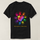 Chromosome 8 Hands Shirt Chromosome 8 Awareness Gi (Design vorne)