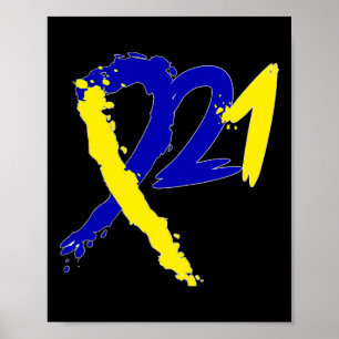 Chromosomen 21 Down Syndrom Gear - World Down Syn Poster