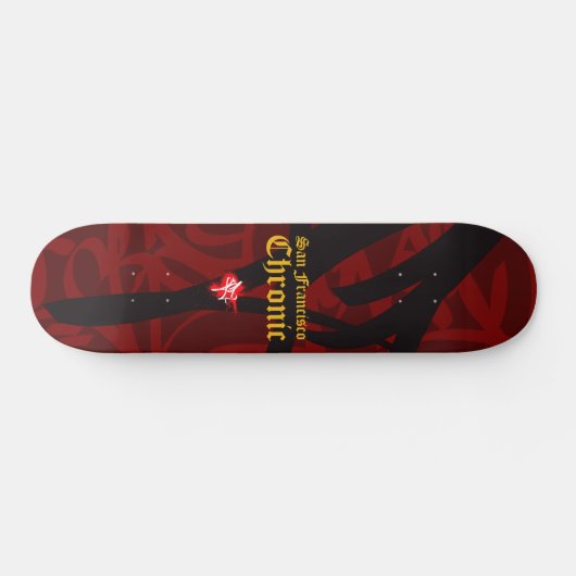 Chronic 49ers Colors Skateboard (Horizontal)