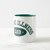 Chronic Illness Club Mug, Cute Gift for Spoonies Zweifarbige Tasse (Mittel)