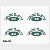 Chronic Illness Club Sticker, Disability Awareness Rechteckiger Aufkleber (Blatt)