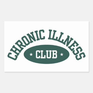 Chronic Illness Club Sticker, Disability Awareness Rechteckiger Aufkleber