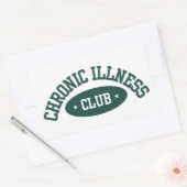 Chronic Illness Club Sticker, Disability Awareness Rechteckiger Aufkleber (Umschlag)
