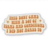 Chronic Illness & Invisible Disability Awareness Aufkleber (Vorderseite)