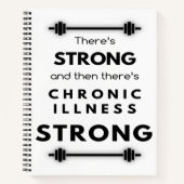 Chronic Illness Strong Notebook Notizblock (Vorderseite)