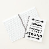 Chronic Illness Strong Notebook Notizblock (Innenseite)