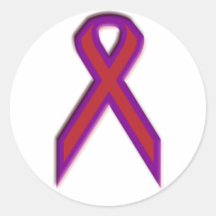 Chronic Migräne Awareness Ribbon - Aufkleber
