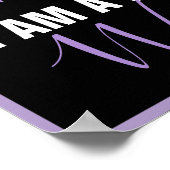 Chronic Pain Warrior (fully customizable) Poster (Ecke)