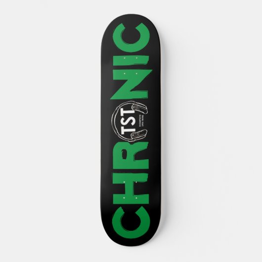 CHRONIC /TST JAH LIVE!! Skateboard (Vorderseite)