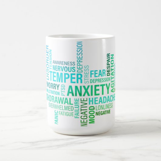 CHRONIC WORD CLOUD KAFFEETASSE (Mittel)