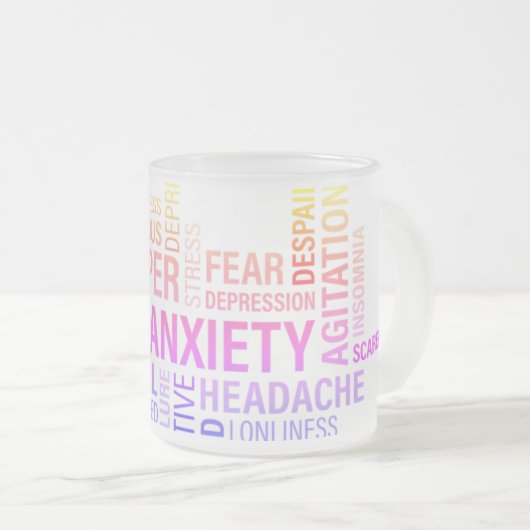 Chronic Word Cloud.. Mattglastasse (VorderseiteRechts)