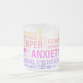 Chronic Word Cloud.. Mattglastasse (Mittel)