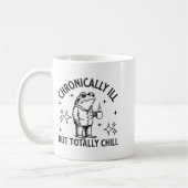Chronically Ill Funny Frog Chronic Pain & Illn Kaffeetasse (Links)