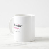 Chronically Online Funny Internet Mug Kaffeetasse (Vorderseite Links)