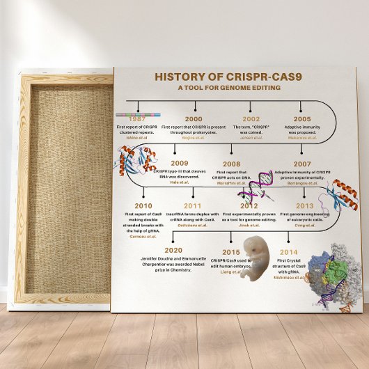 Chronik des CRISPR-Genoms Poster